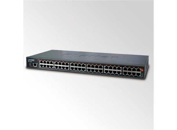 PoE Injector 24-port 10/100/1000B/Tx Planet:802.3af  full power - 400W